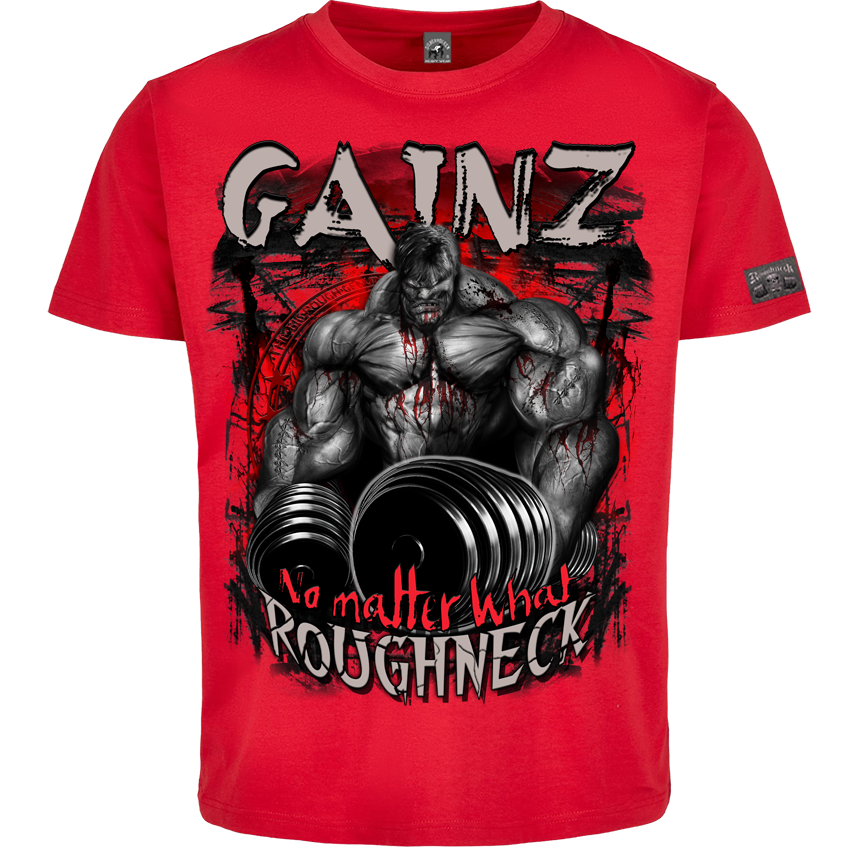 T-Shirt ( MR52 Roughneck Gainz) Frontdruck