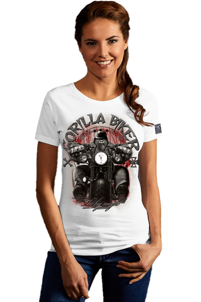 Sonderdruck Damen T-Shirt ( GB5650 Gorilla Biker Limited Edition )