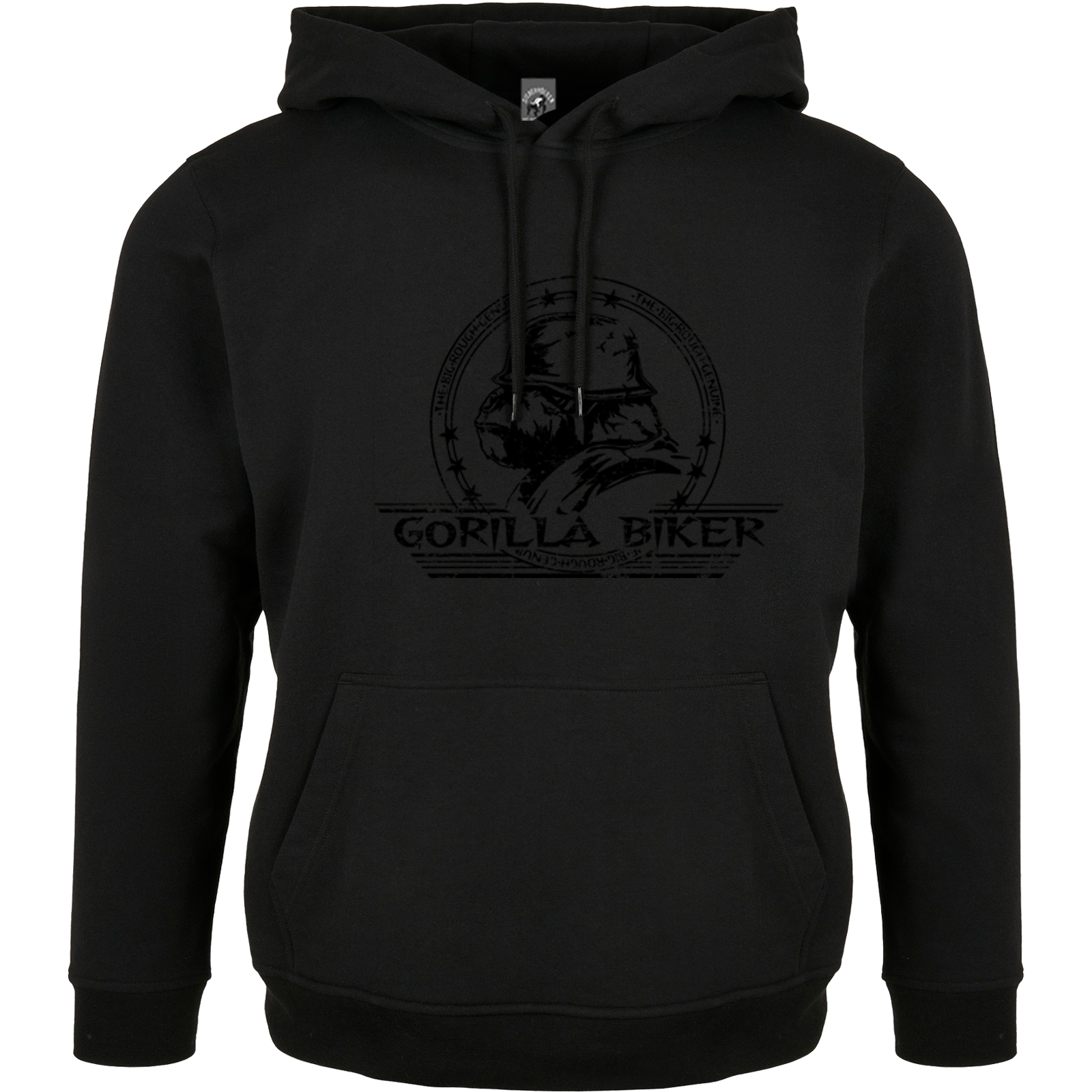 Hoodie ( Gorilla Biker GBF Logo Flock  )