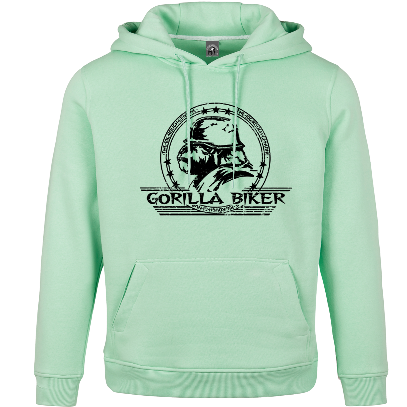 Hoodie ( Gorilla Biker GBF Logo Flock  )