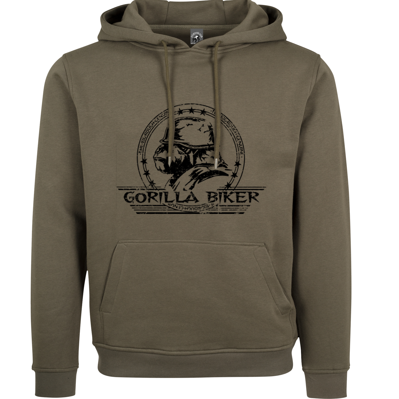 Hoodie ( Gorilla Biker GBF Logo Flock  )