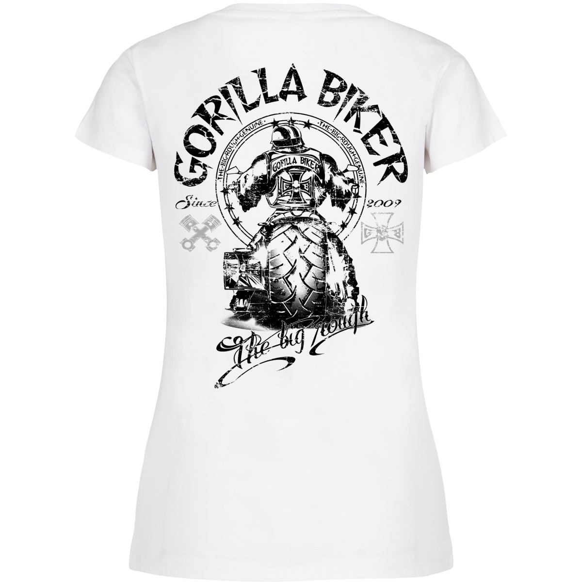 Gorilla Biker Damen-T-Shirt GB5SS „Big Wheel“