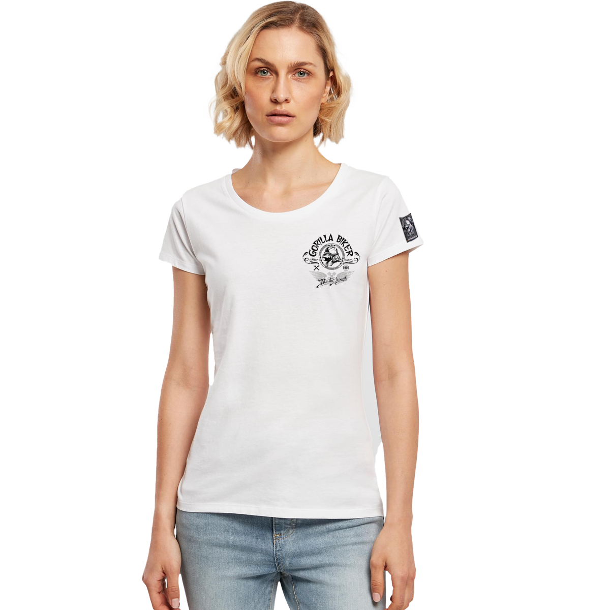 Damen T-Shirt ( GB5SS Gorilla Biker Big Wheel )