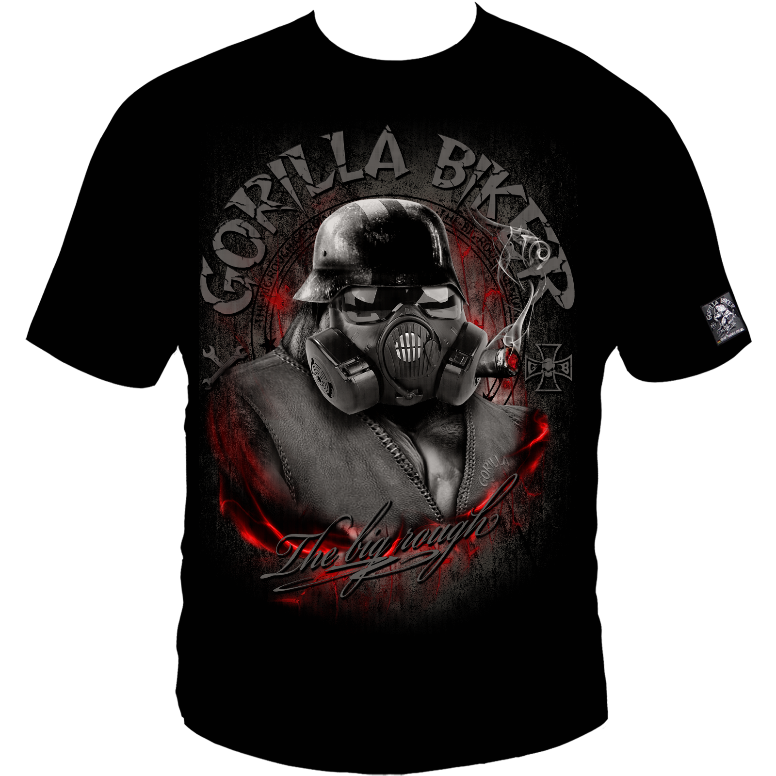 T-Shirt ( Gorilla Biker GB65N Life goes on  )