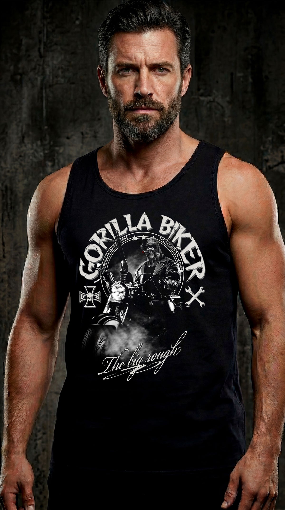 Gorilla Biker Muskelshirt GB72F „I’m Back“