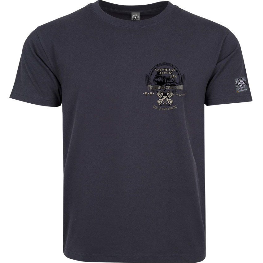 Gorilla Biker T-Shirt GB77 „Trouble“ – Backprint