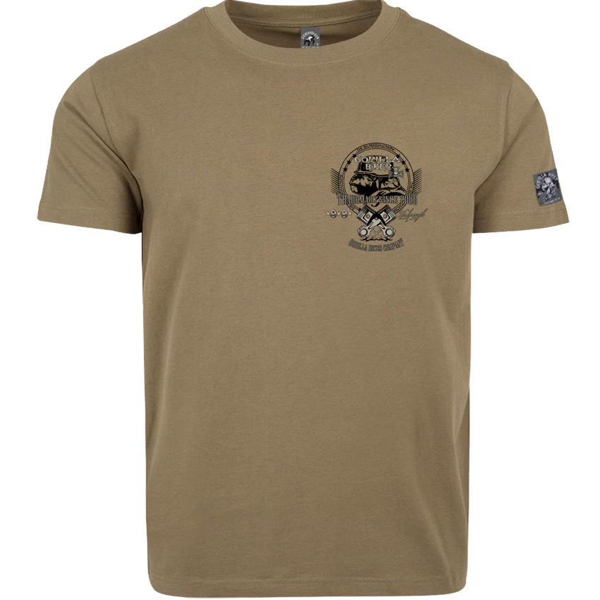 Gorilla Biker T-Shirt GB77 „Trouble“ – Backprint