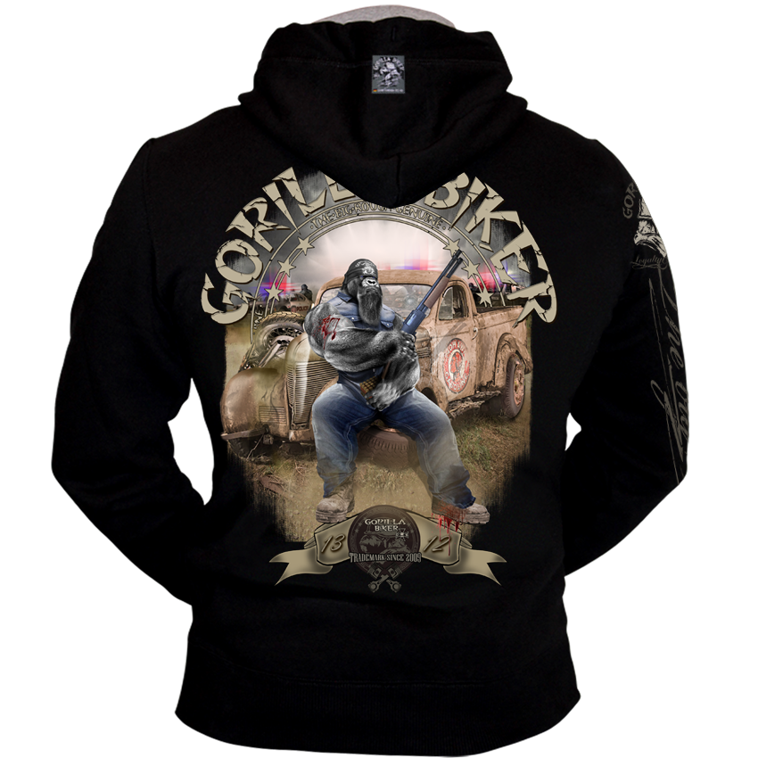 Gorilla Biker Kapuzenjacke GB77 „Trouble“