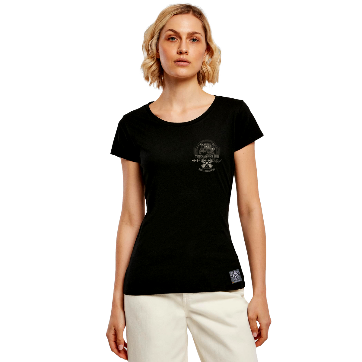 Gorilla Biker Damen-T-Shirt GB77 „Trouble“
