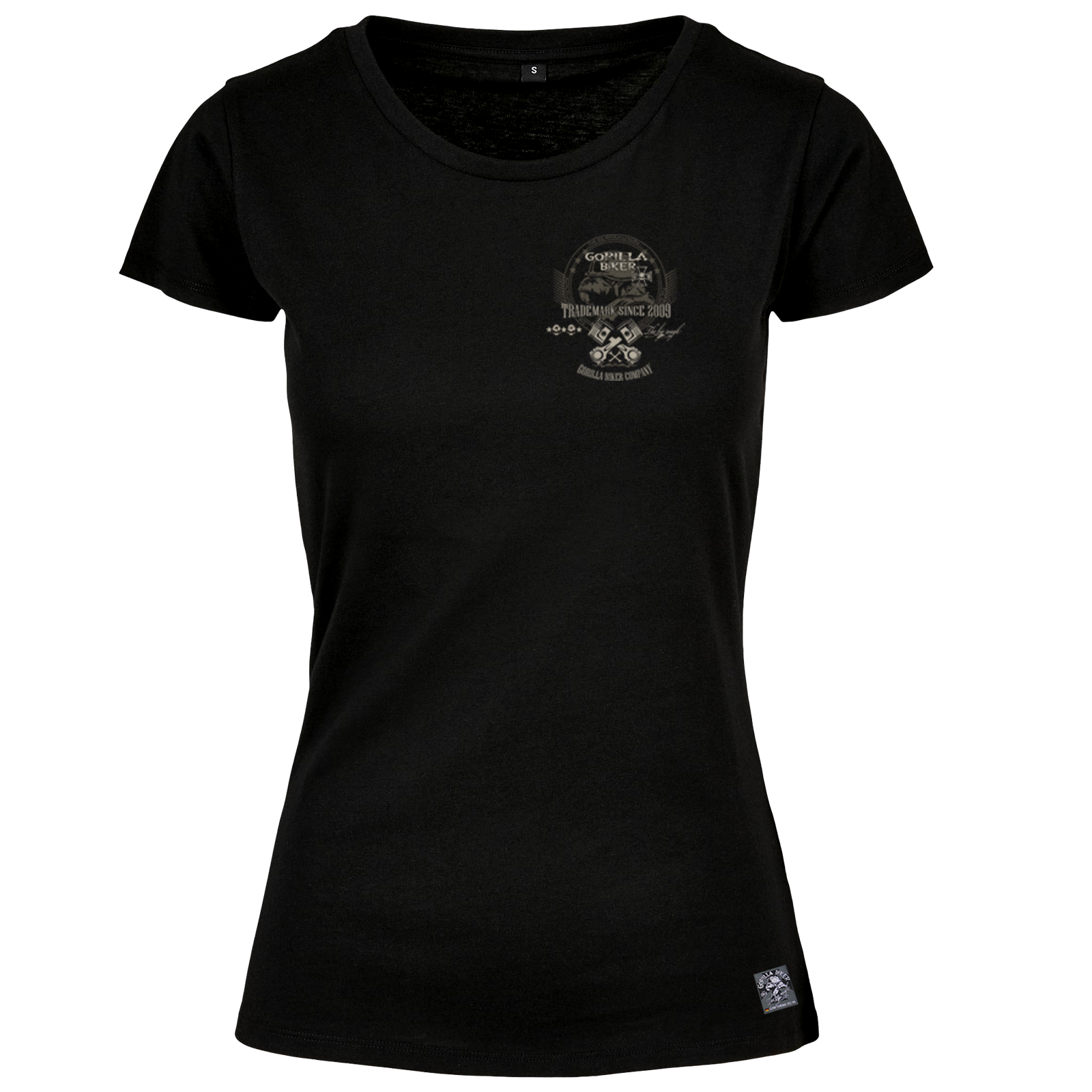 Damen T-Shirt ( Gorilla Biker GB77 Trouble )