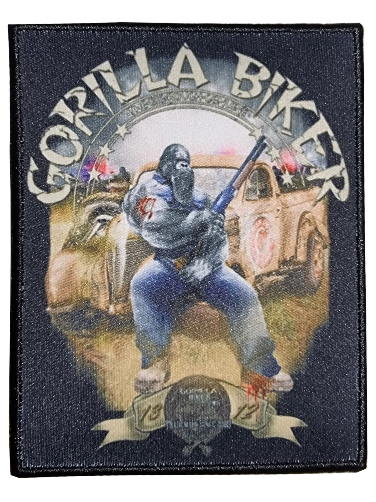 Gorilla Biker Patch ( GB77 )