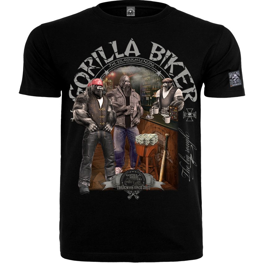 Gorilla Biker T-Shirt GB78 „Deal“ – Frontprint