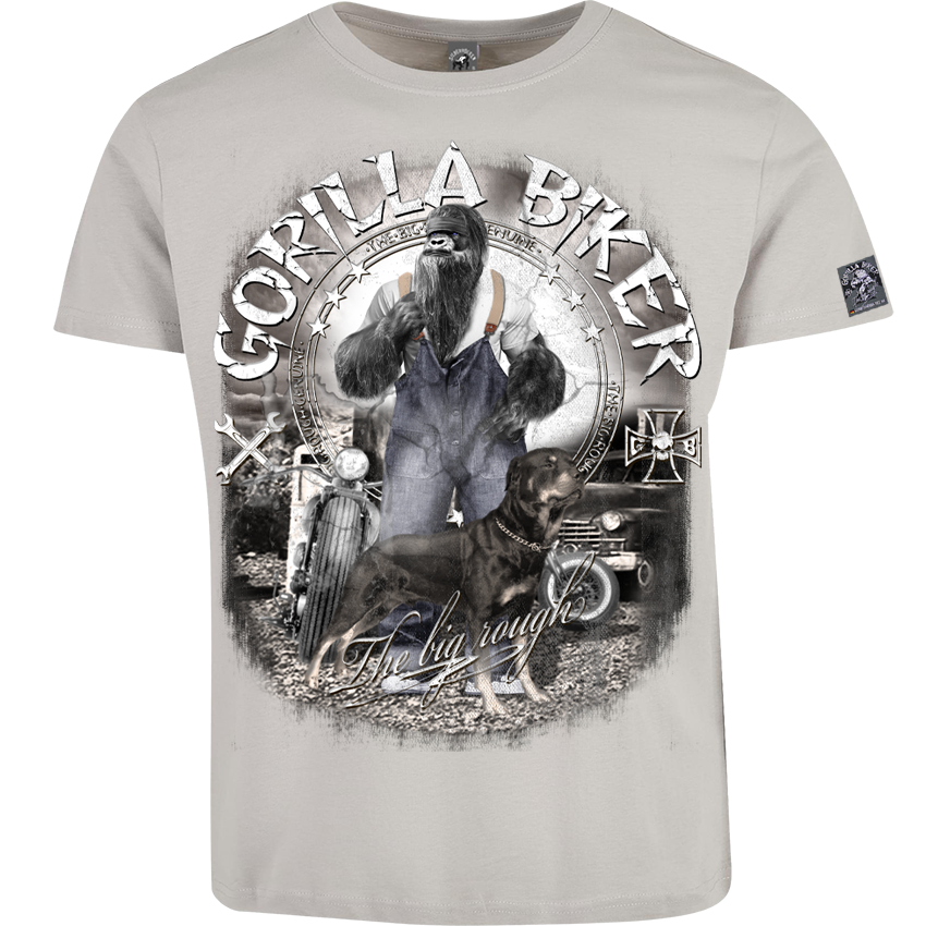 Gorilla Biker Herren-T-Shirt GB80 „Old Boy Dan“ – Frontdruck