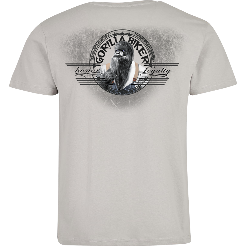 Gorilla Biker Herren-T-Shirt GB80 „Old Boy Dan“ – Frontdruck