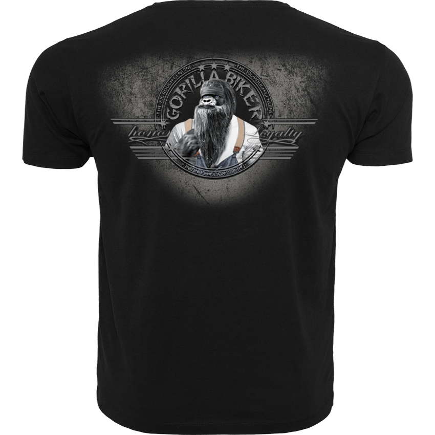 Gorilla Biker Herren-T-Shirt GB80 „Old Boy Dan“ – Frontdruck