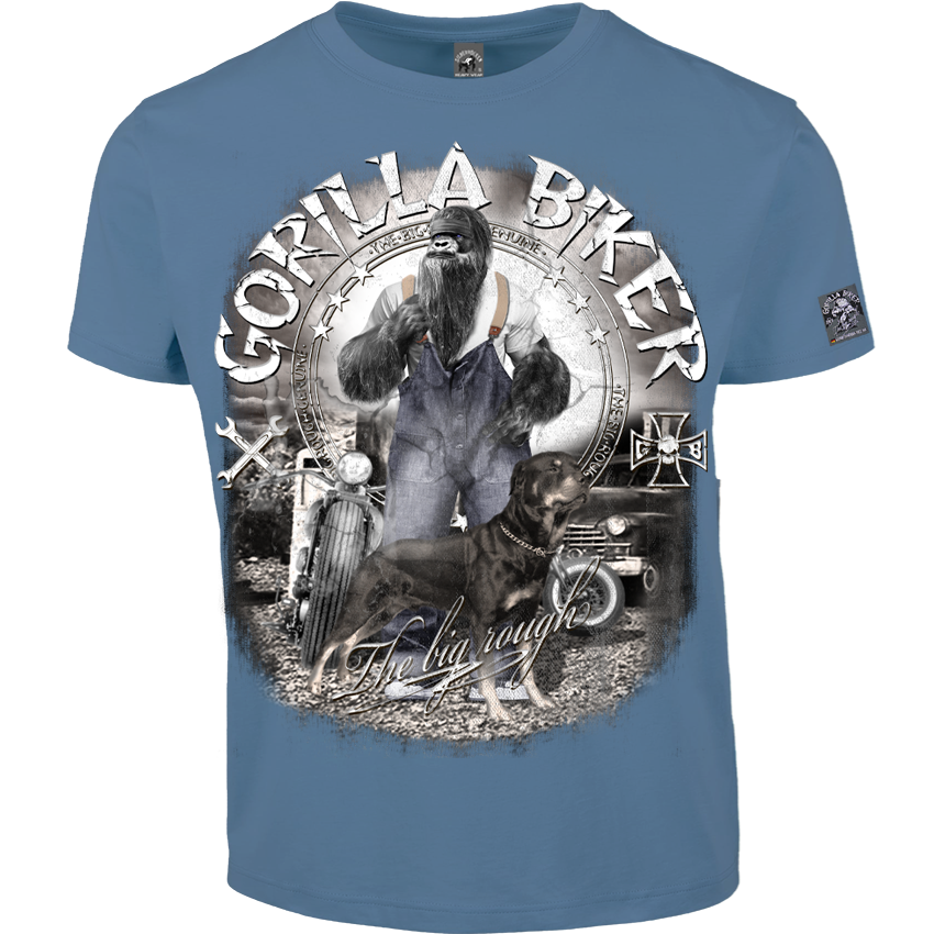 Gorilla Biker Herren-T-Shirt GB80 „Old Boy Dan“ – Frontdruck