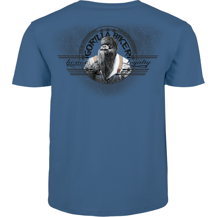 Gorilla Biker Herren-T-Shirt GB80 „Old Boy Dan“ – Frontdruck