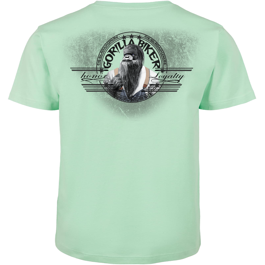 Gorilla Biker Herren-T-Shirt GB80 „Old Boy Dan“ – Frontdruck