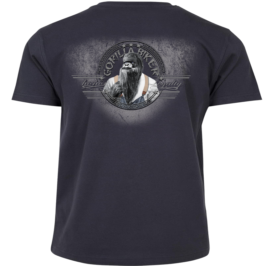 Gorilla Biker Herren-T-Shirt GB80 „Old Boy Dan“ – Frontdruck