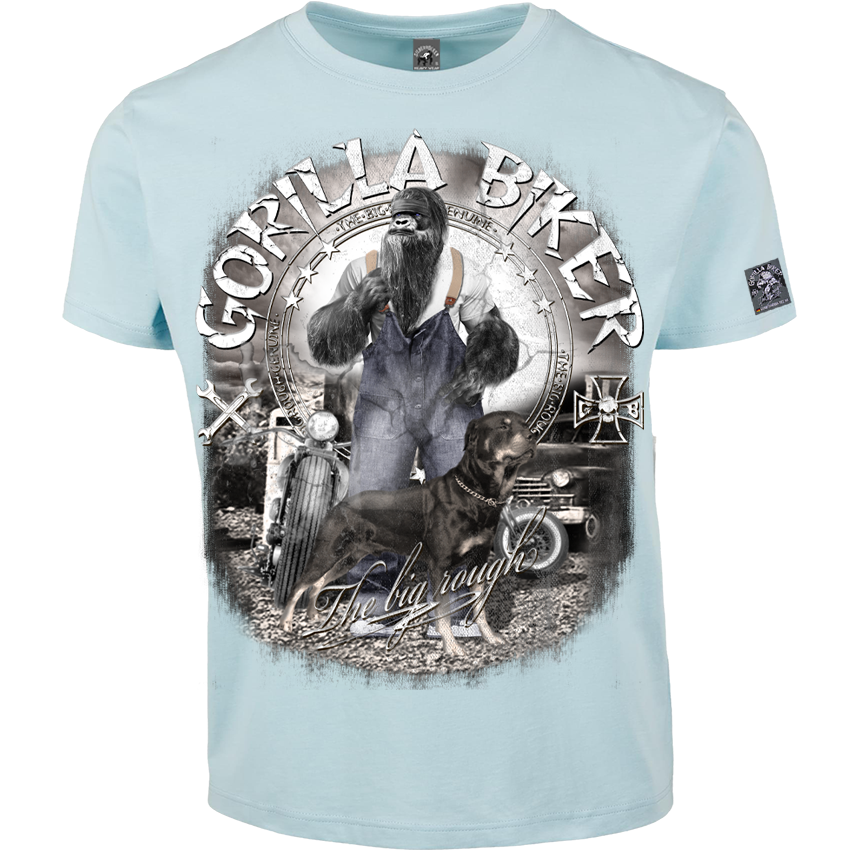 Gorilla Biker Herren-T-Shirt GB80 „Old Boy Dan“ – Frontdruck
