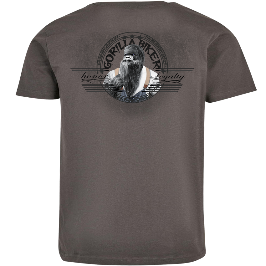 Gorilla Biker Herren-T-Shirt GB80 „Old Boy Dan“ – Frontdruck