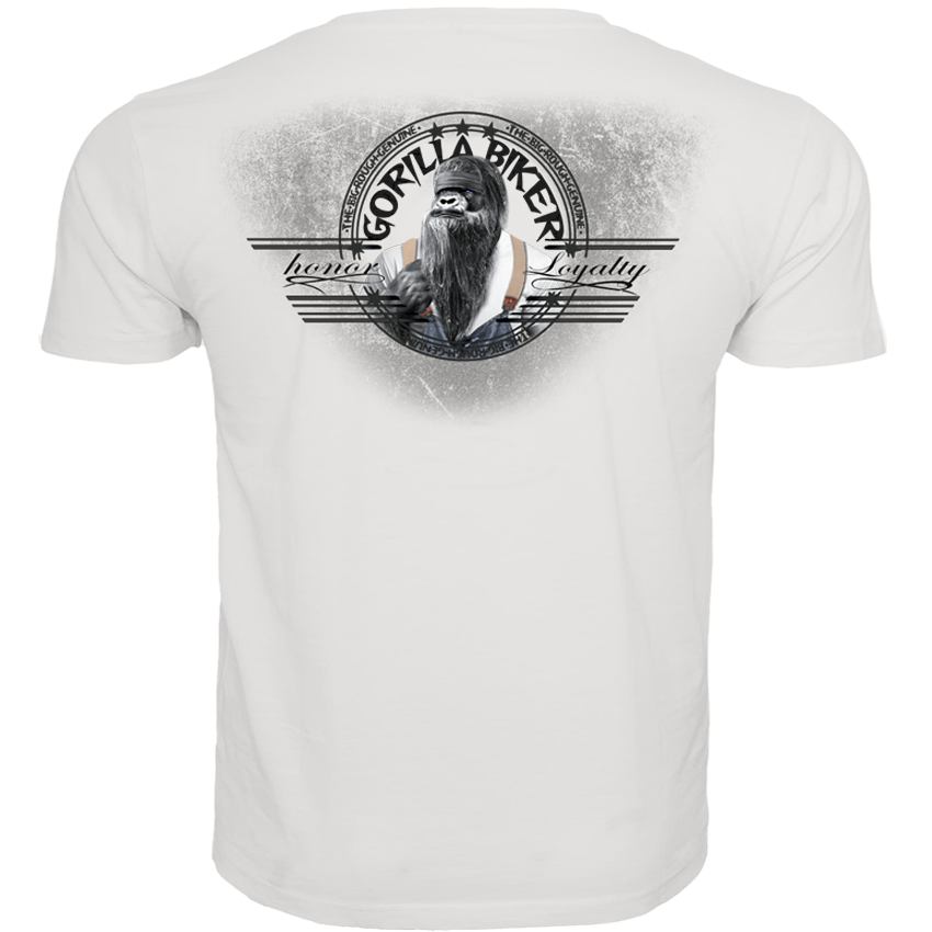 Gorilla Biker Herren-T-Shirt GB80 „Old Boy Dan“ – Frontdruck