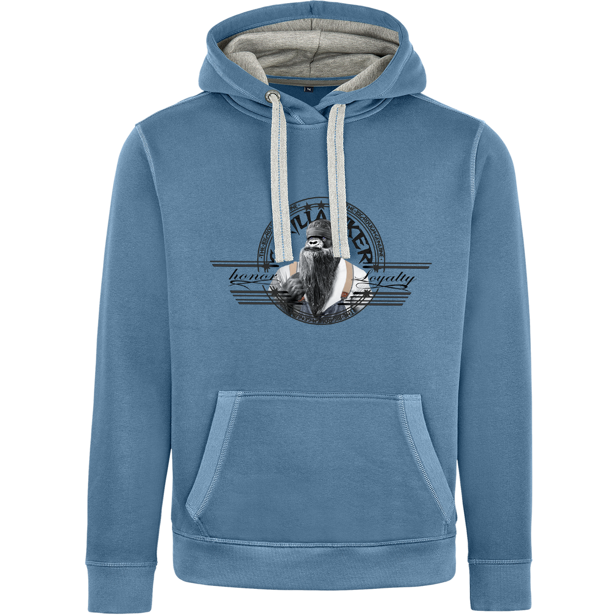 Gorilla Biker Herren Premium-Hoodie GB80B „Old Boy Dan“