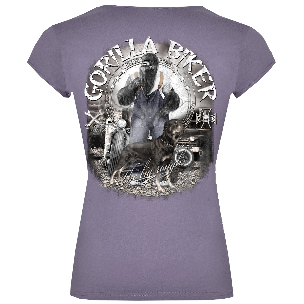 Gorilla Biker Damen-T-Shirt GB80B „Old Boy Dan“