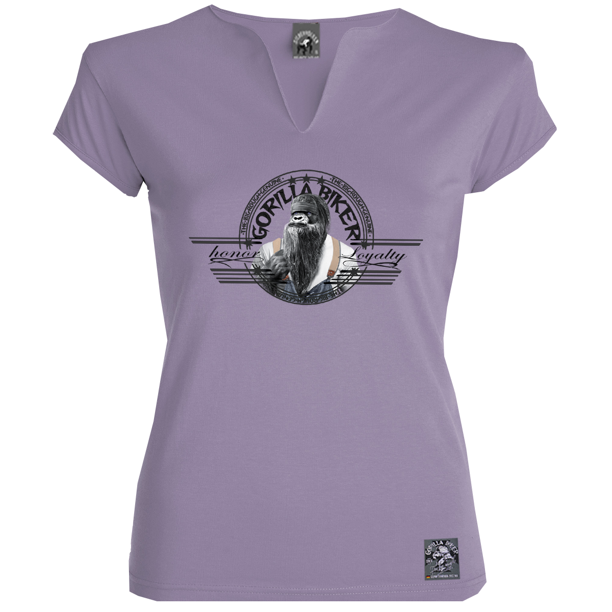 Gorilla Biker Damen-T-Shirt GB80B „Old Boy Dan“