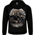 Gorilla Biker Herren Premium-Kapuzenjacke GB81 „Mindwork“