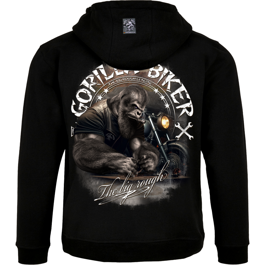 Gorilla Biker Herren Premium-Kapuzenjacke GB81 „Mindwork“