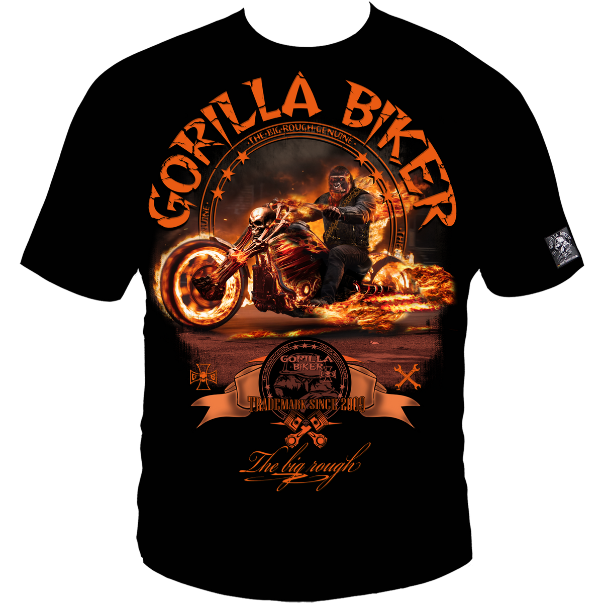 Gorilla Biker T-Shirt GB83 „Hellrider“