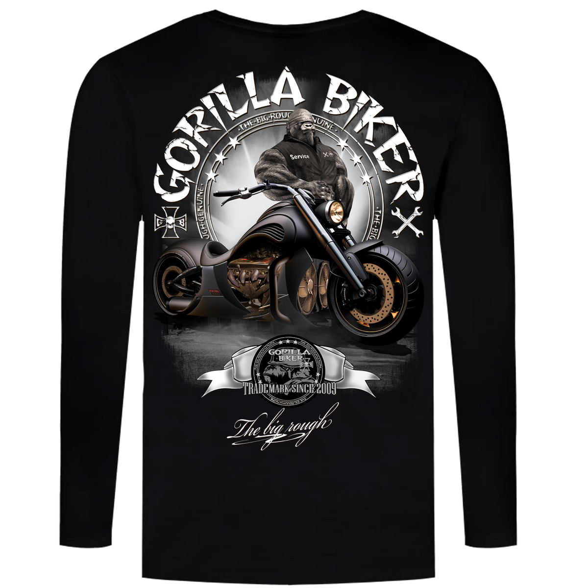 Gorilla Biker Longsleeve GB84 „Gorilla Hoss“
