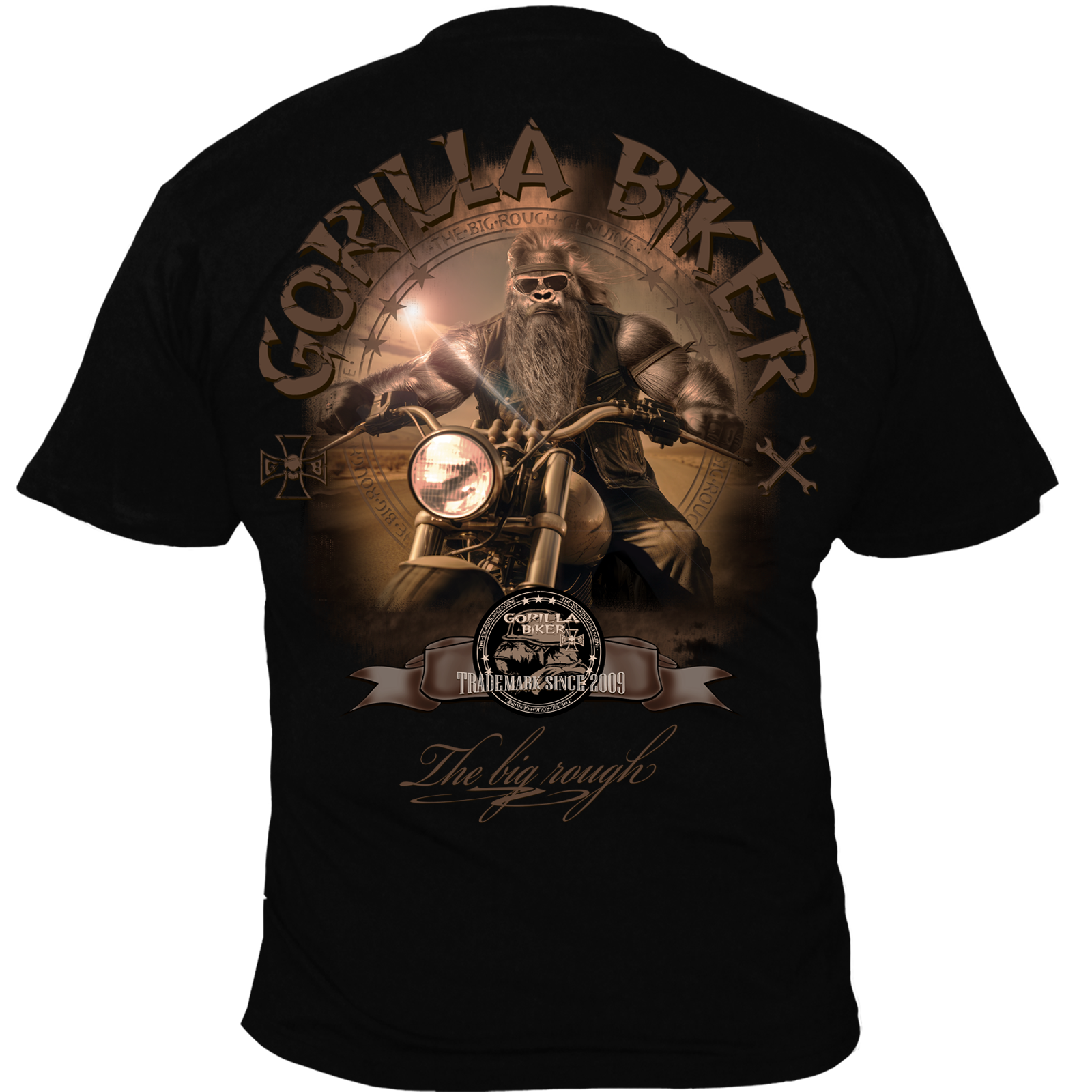 T-Shirt ( Gorilla Biker GB88 Long and Dirty)
