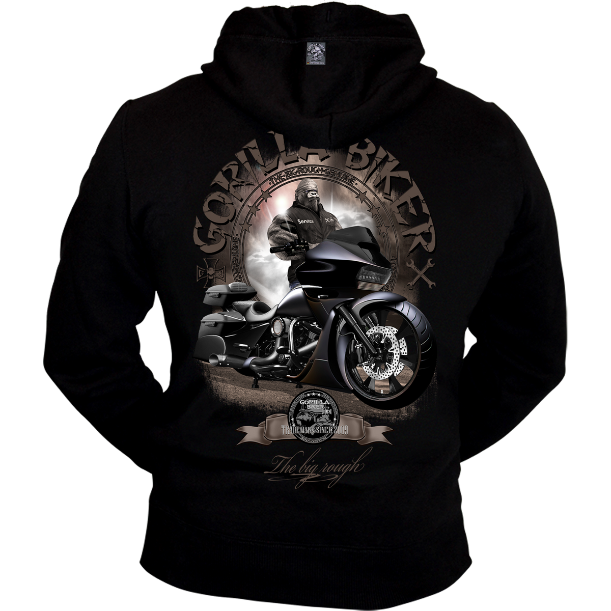 Gorilla Biker Herren Premium-Kapuzenjacke GB89