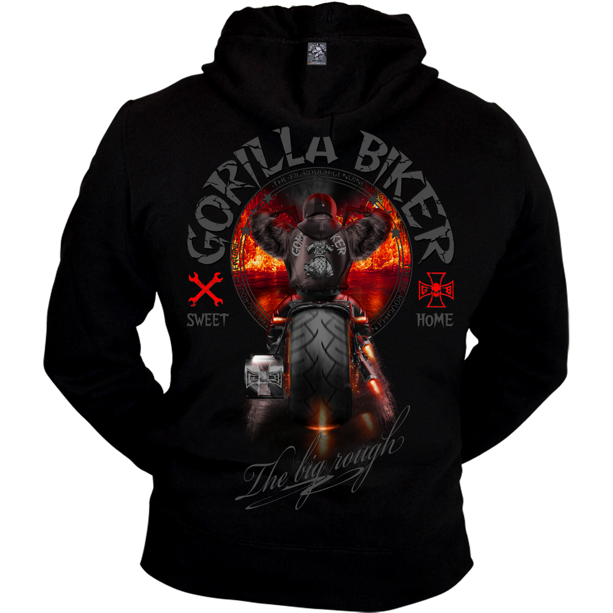Gorilla Biker Herren Premium-Kapuzenjacke GB94