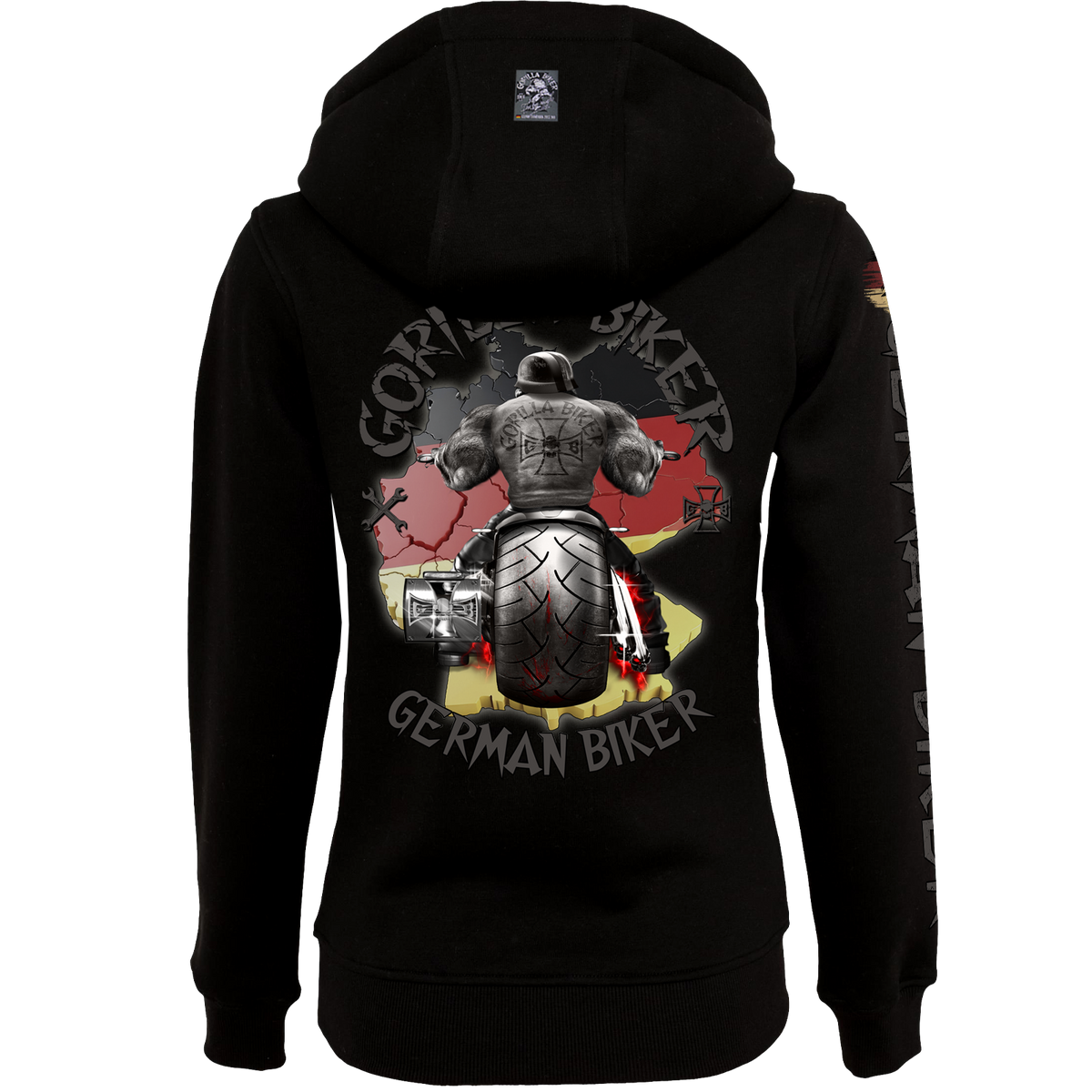 Gorilla Biker Damen-Kapuzenjacke GBGB „Germany“