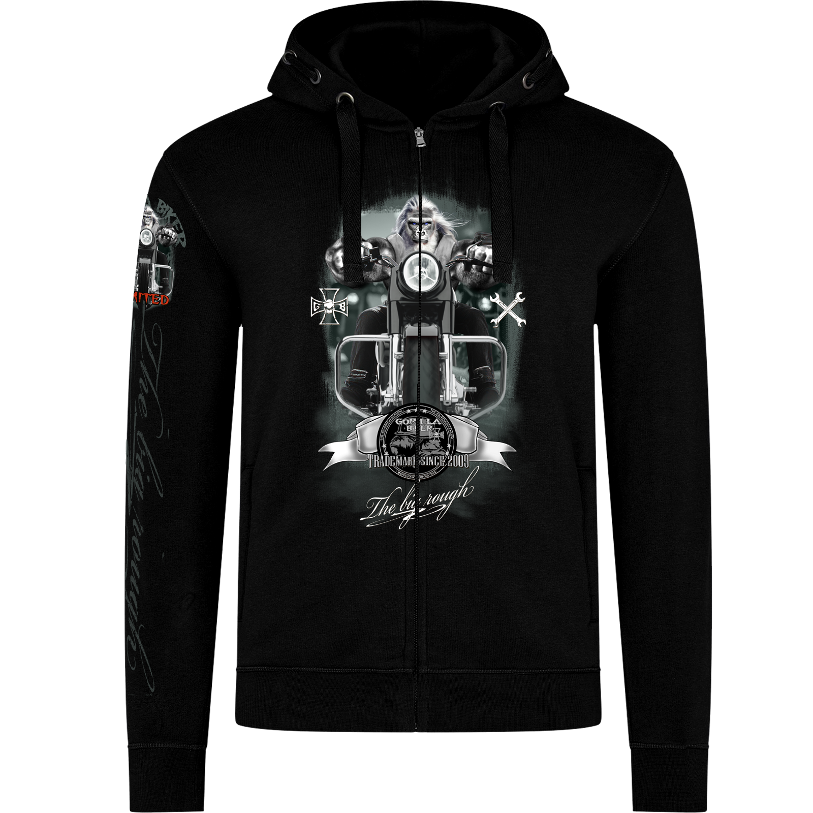 Limited Edition 2026 Herren Premium Kapuzenjacke ( Gorilla Biker GBL2026 )
