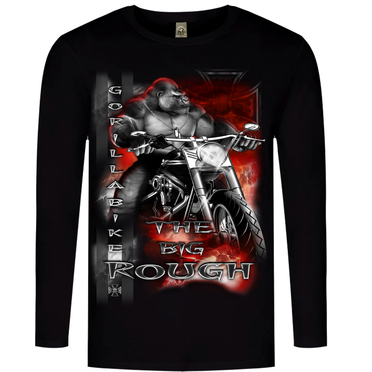 Gorilla Biker Longsleeve GBR2 „Big Wheel“