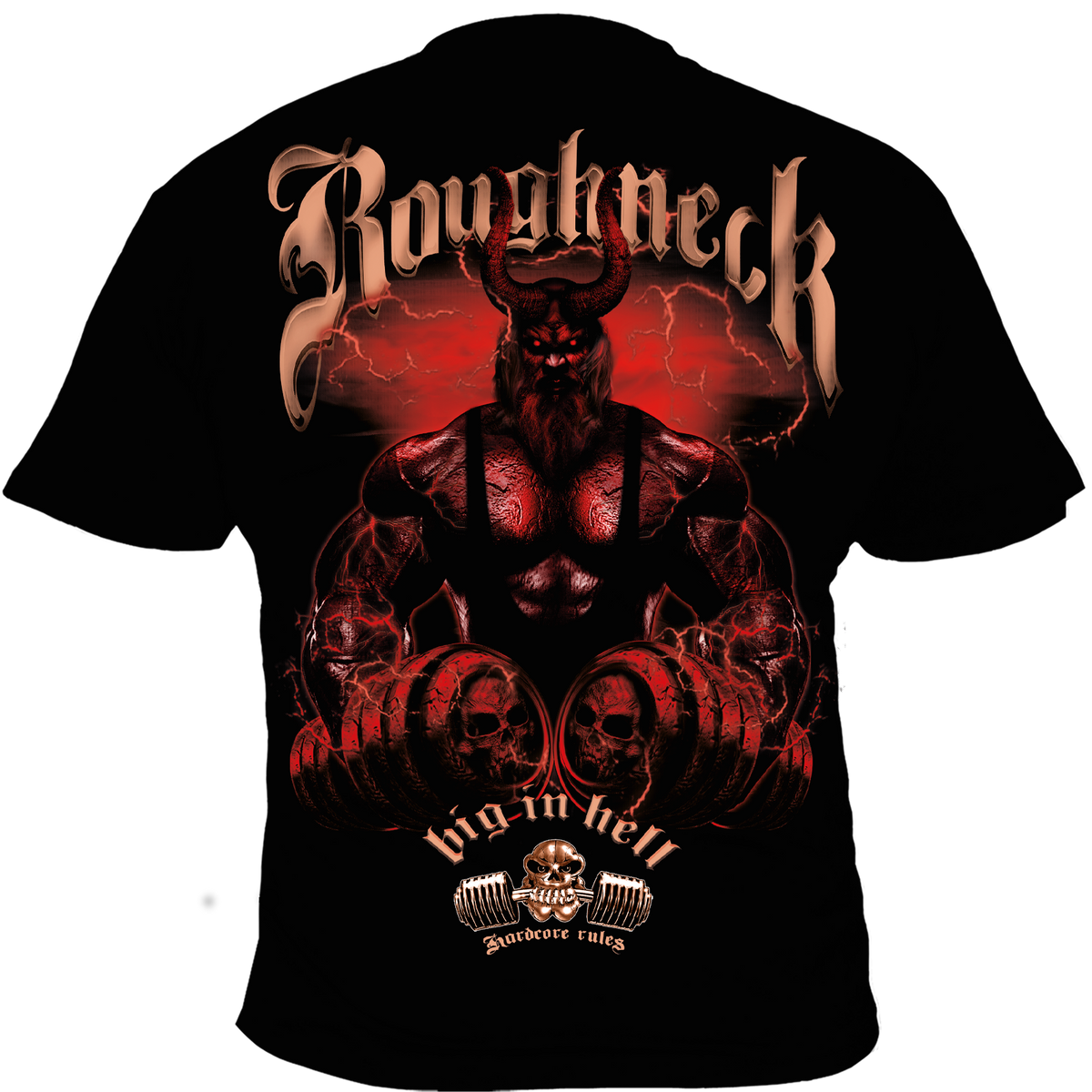 Roughneck Herren-T-Shirt MR47 „Big in Hell“