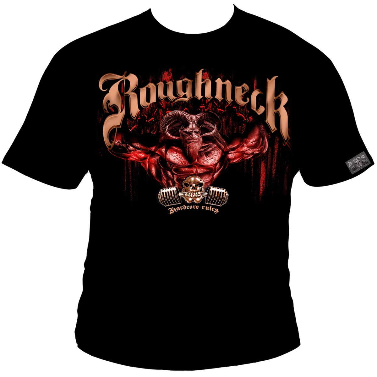Roughneck Herren-T-Shirt MR48N „World in Pain“