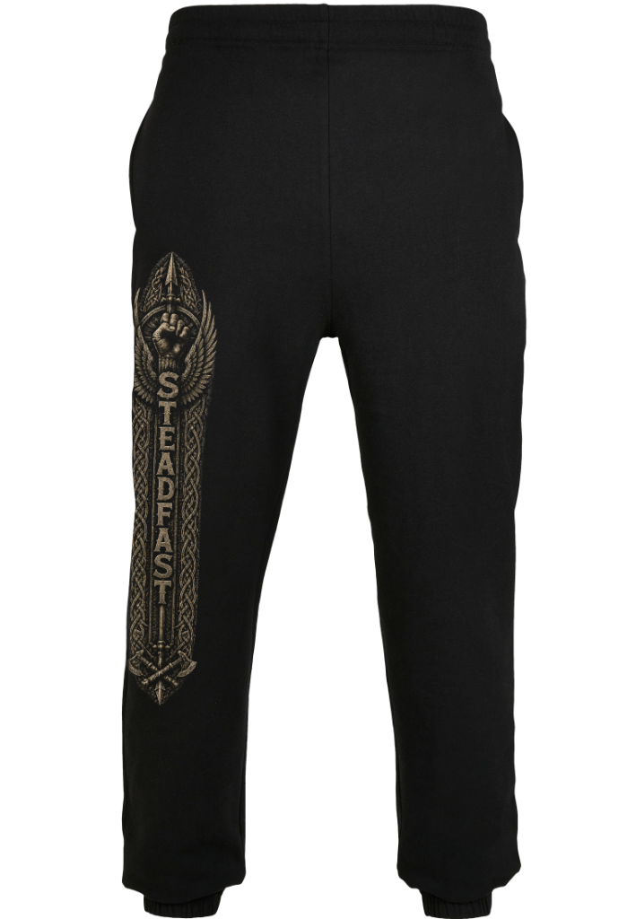 Steadfast Jogginghose SF-02-0002 Schwarz mit Beindruck