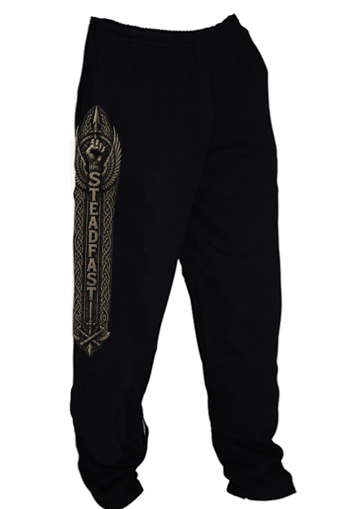 Steadfast Trainingshose SF-02-0481 Schwarz mit Beindruck