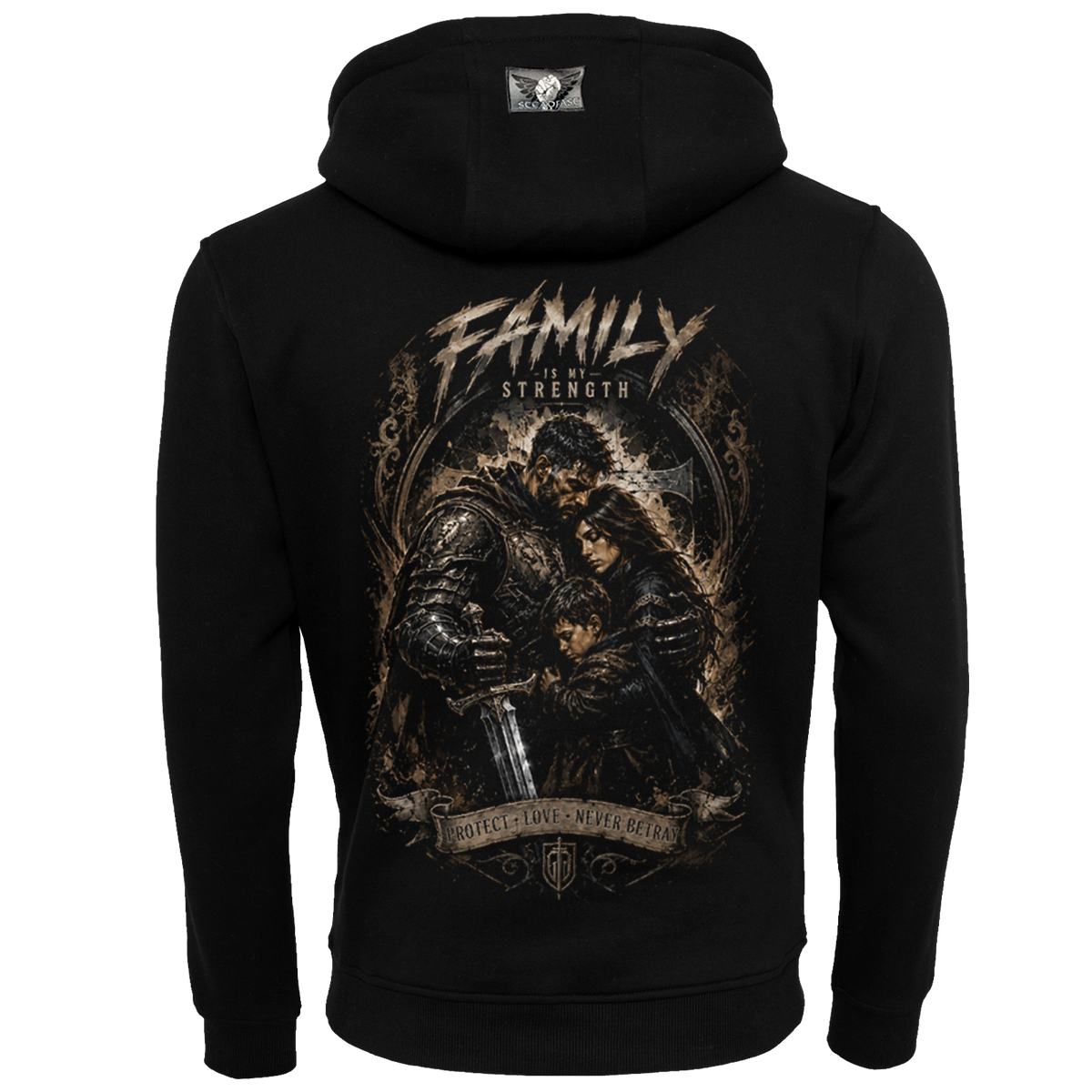 Steadfast Hoodie SF9 Family Is My Strength – Rückseite