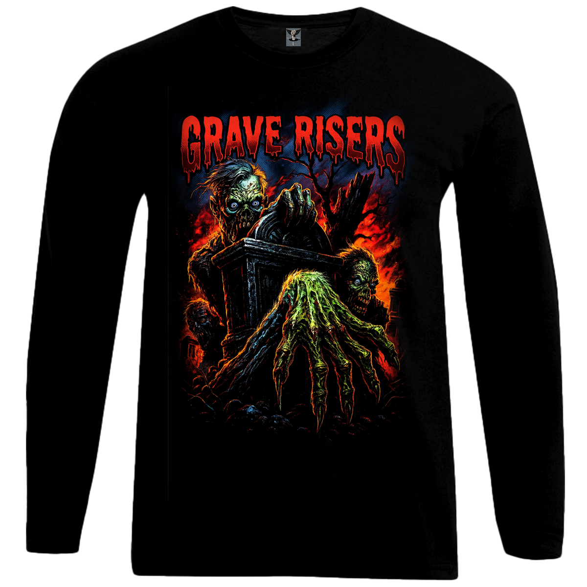 Steadfast Darkside Herren-Longsleeve SFDS11 „Grave Risers“