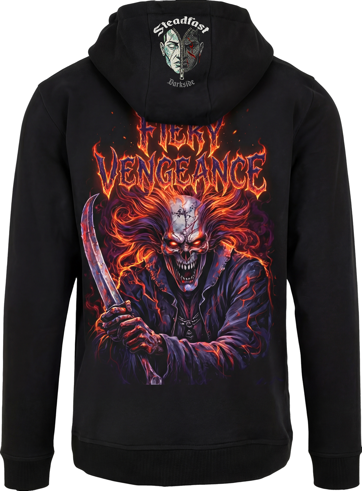 Steadfast Darkside Herren-Kapuzenjacke SFDS16 „Fiery Vengeance“