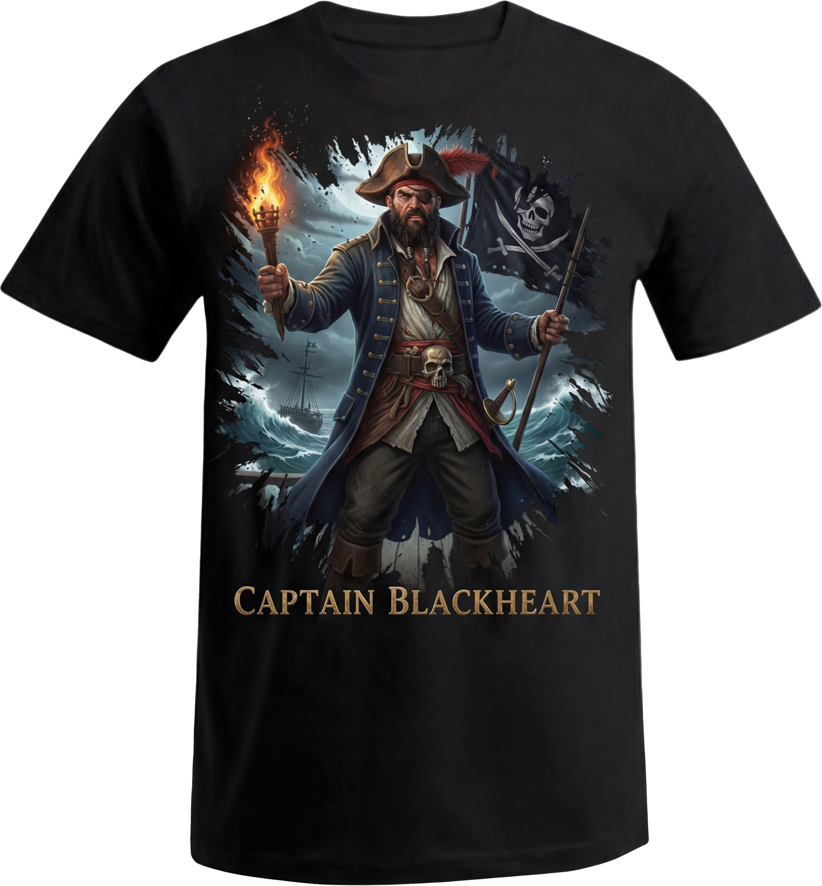 T-Shirt ( Steadfast Darkside SFDS19 Captain Blackheart )