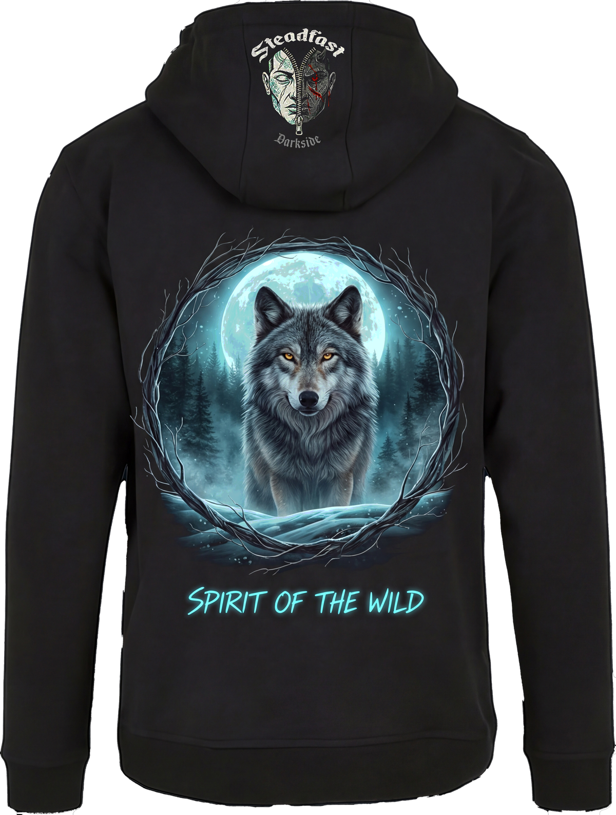 Steadfast Darkside Herren-Kapuzenjacke SFDS20 „Spirit of the Wild“