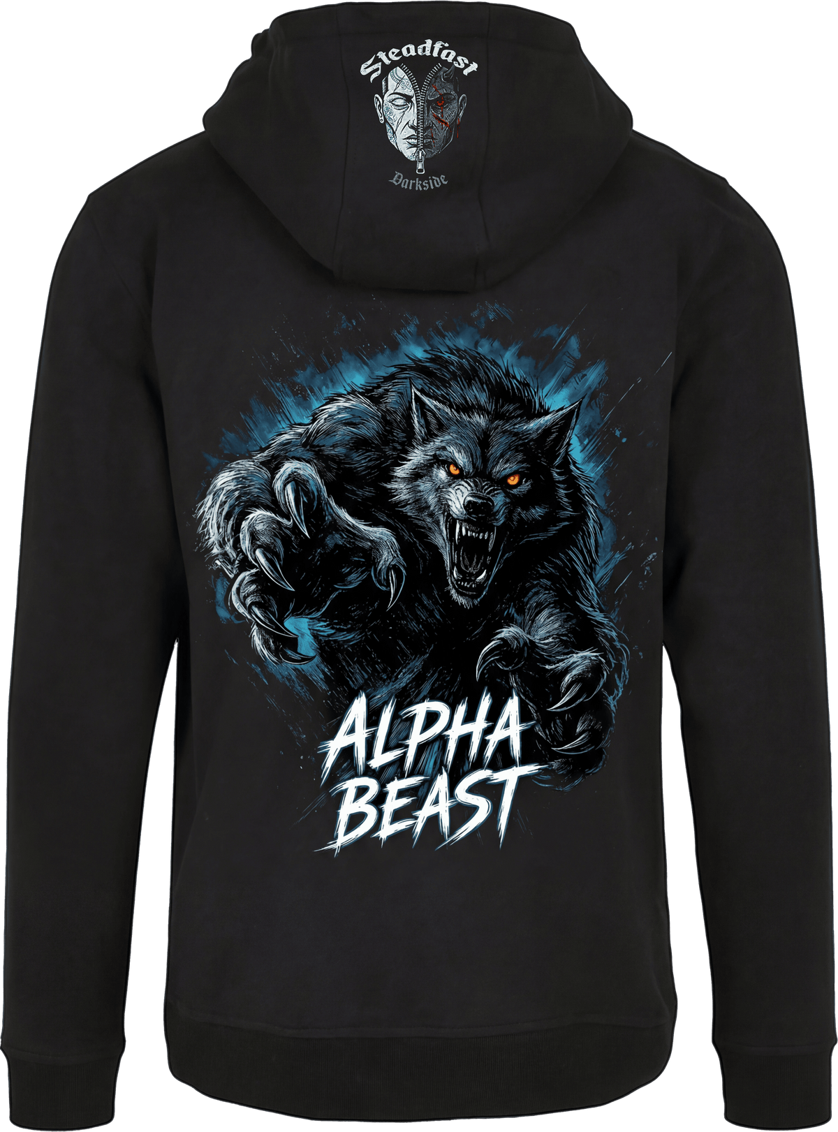 Steadfast Darkside Herren-Hoodie SFDS2 „Alpha Beast“