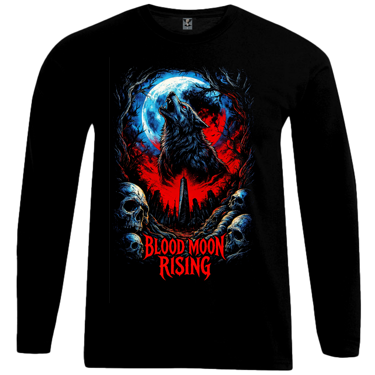 Steadfast Darkside Herren-Longsleeve SFDS3 „Blood Moon“